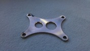 Suzuki GT750 stainless carb brackets