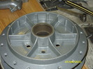 Suzuki GT750 powder coated rear hub