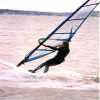 Ian Beardsley windsurfing