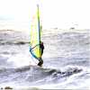 Ian Beardsley windsurfing