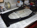 Suzuki GT750 swinging arm