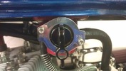 Suzuki GT750 stainless fuel tap plate