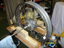 Suzuki GT750 front wheel