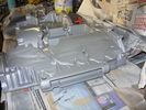 Suzuki GT750 crancase 2 part calliper paint