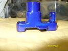 Suzuki GT750 seat lock blue candy