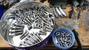 Suzuki GT750 stainless bolts