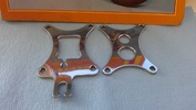 Suzuki GT750 stainless carb brackets