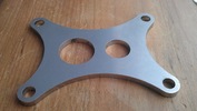 Suzuki GT750 stainless carb brackets