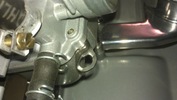 Suzuki GT750 stainless pipe clamp