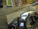 Suzuki GT750 clutch casing with brass oil filler bung