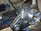 Suzuki GT750 clutch casing while tapping