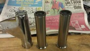 Suzuki GT750 stainless steel head light bracket