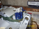 Suzuki GT750 oil pump in blue